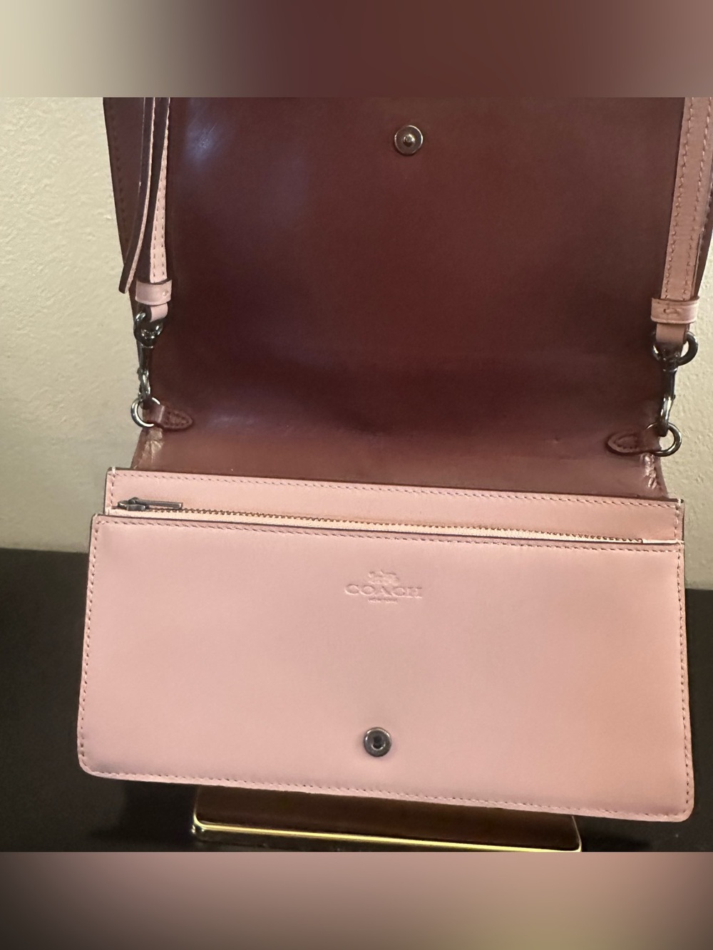 Coach Hayden Tea Rose Crossbody Rare - Picture 7 of 9